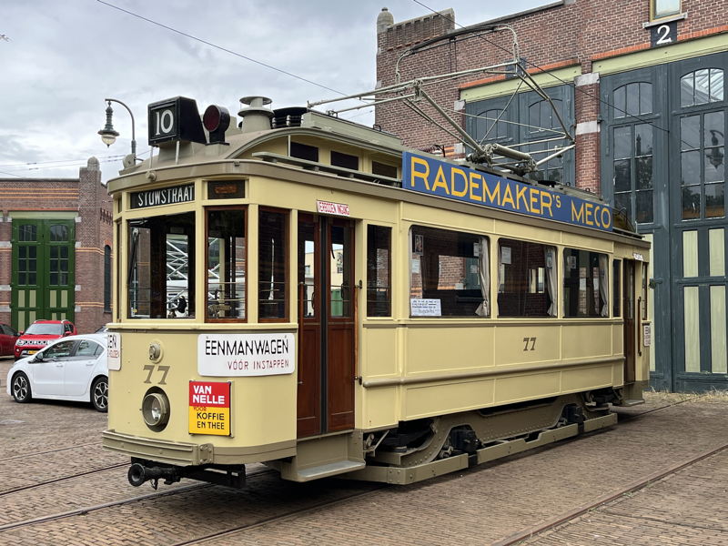 77
Werkspoor/BND, *1905/1930 • Tramcar, 4 wheels • Serie 21 - 101
ex HTM
Haags Openbaar Vervoer Museum HOVM_77_2x_Mus.JPG